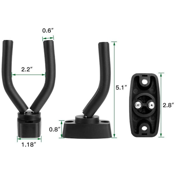 4 st gitarrhängare väggmonterad gitarrställ gitarr ukulele bas S
