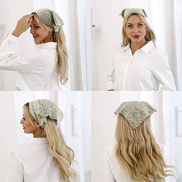 Blomsterhårbånd - 5 stk. hårbånd, Chiffon Boho Hovedbånd