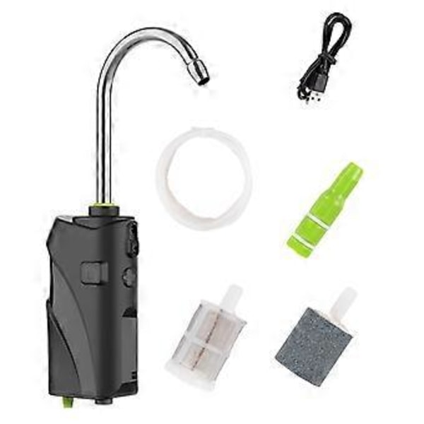 Akvarium Syrepump Fiske Tankar Vattenpump Fisk Syrepump Vattendispenser Pump Akvarium Luftpumpar Fisk Vattenpump Black standard