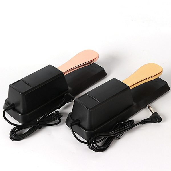 Universal Sustain Pedal med Piano Action Sølv 1 stk Perfekt tilbehør til MIDI-keyboarder digitale klaverer elektroniske keyboarder osv.