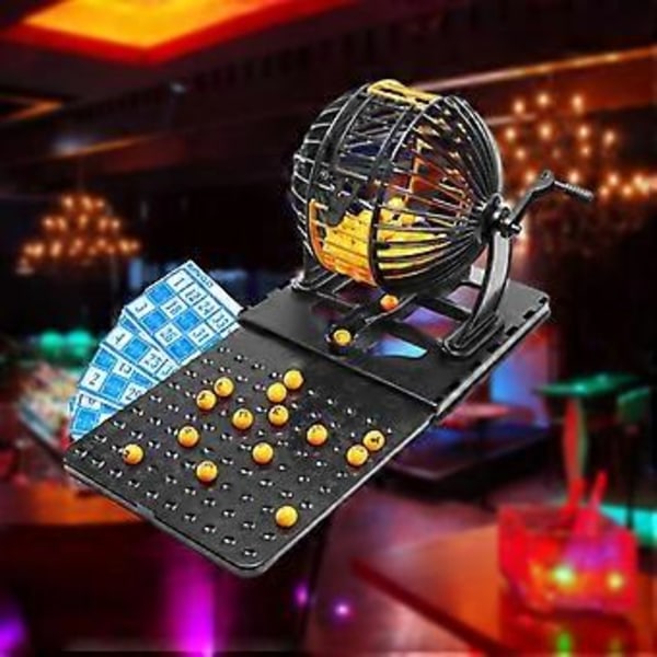 Bingo Lotto Spel Klassiskt Förälder-Barn Spel Bingo Set för Fest Semester Hemma()