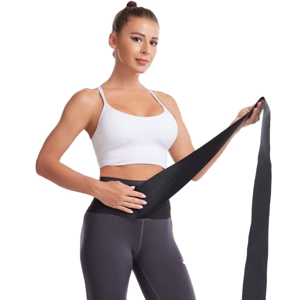Jente midjetrener for kvinner Snatch bandasje mage svetteplast pluss størrelse trening midje trimmer for treningsstudio Sport（5 meter）