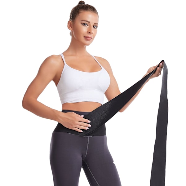 Midjetränare för kvinnor Snatch Bandage Tummy Sweat Wrap Plus Size Workout Midjetrimmer för gym Sport（5 meter）