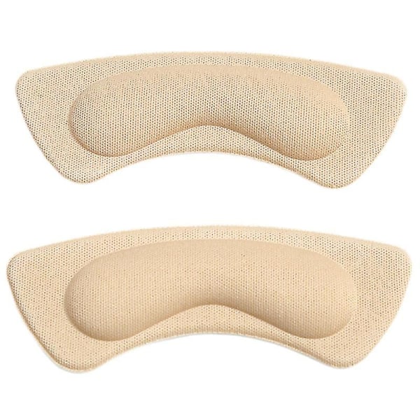 Klistertygssvampsskor Bakre häl Innersulor Pads Linjär fotskydd Beige
