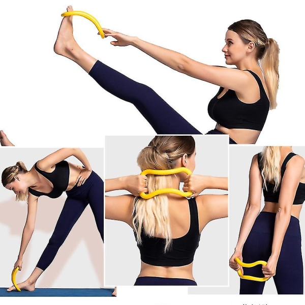 Fascia Stretching Ring, Yoga Ring Pilates Cirklar, Fitness Stretching Ring För Lår Och Vadmassage（Grön）