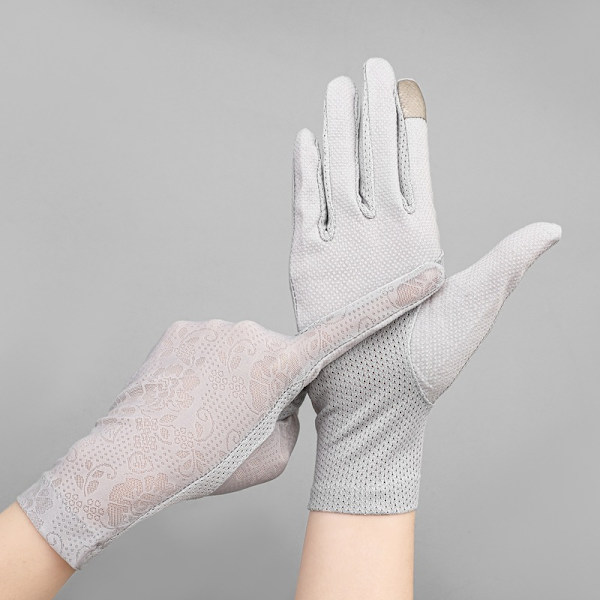 Solbeskyttende handsker Anti-Slip Anti-UV kørehandsker Damer og