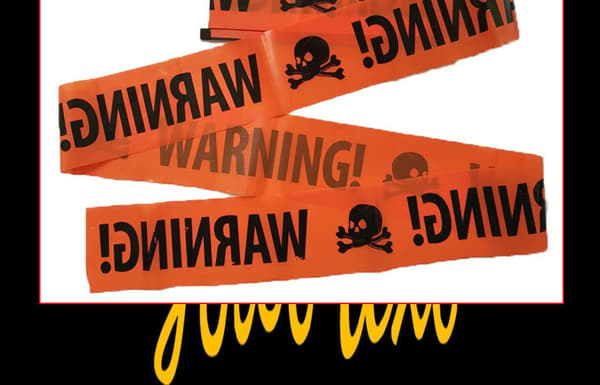 <p>Gul og sort Halloween gaffatape Materiale: Plast</p> <p>