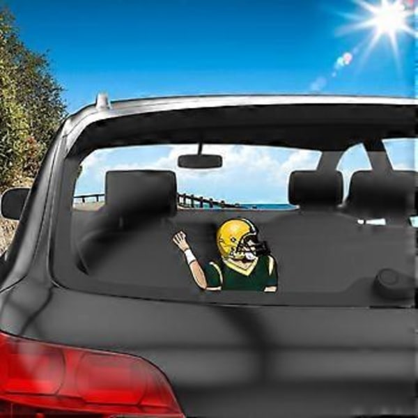 Jalkapallon pelinrakentajan pyyhkijätarrat auton tuulilasin pyyhkijätarrat autotarrat 241159Vihreä Green