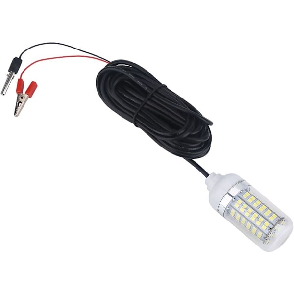 Fiske LED-ljus, 12V plast utomhus LED nedsänkbar undervattens