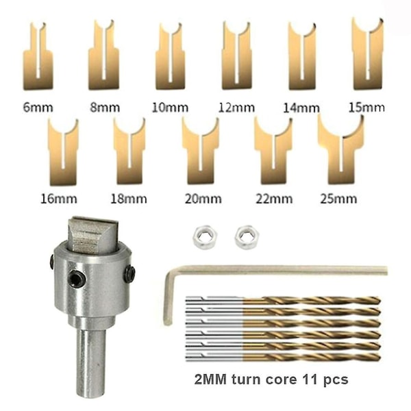 Beads Drill Bit Wooden Bead Maker Milling Cutter Set Woodworking Tool Kit