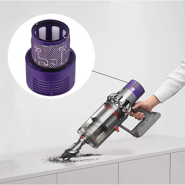 2 kpl Pölynimurin lisävarusteet Dyson V10 Sv12 -takafiltteri