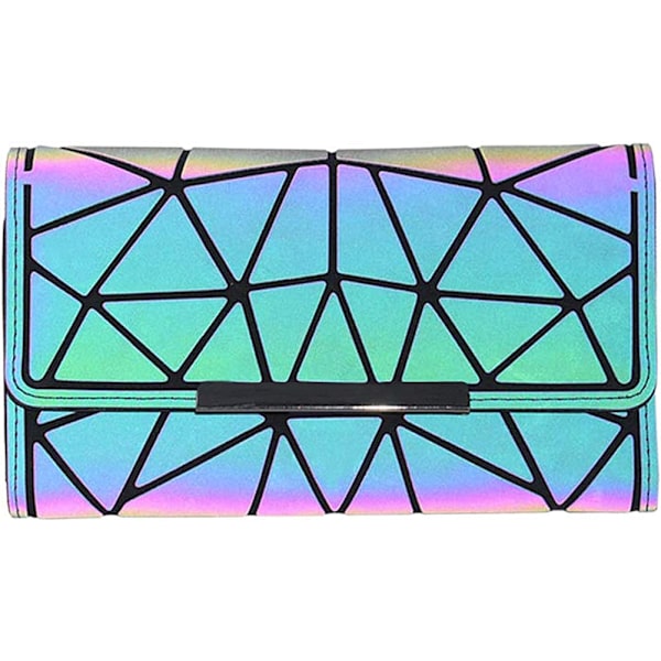 Geometrisk Lång Plånbok Mode Ljus Treviks Lattice Plånbok för Kvinnor