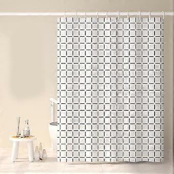 Vattentätt Duschdraperi som är Mögelresistent, 180x180cm, Polyester