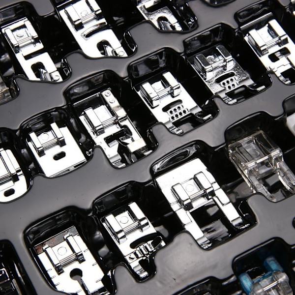42 stk. symaskine kit Multifunktionelle trykfødder til hjemmet S