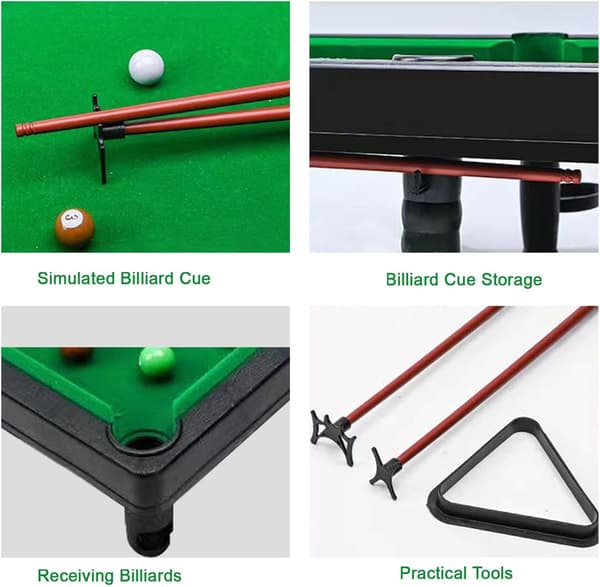Mini Poolbordspill Biljardbord Biljardbordsett