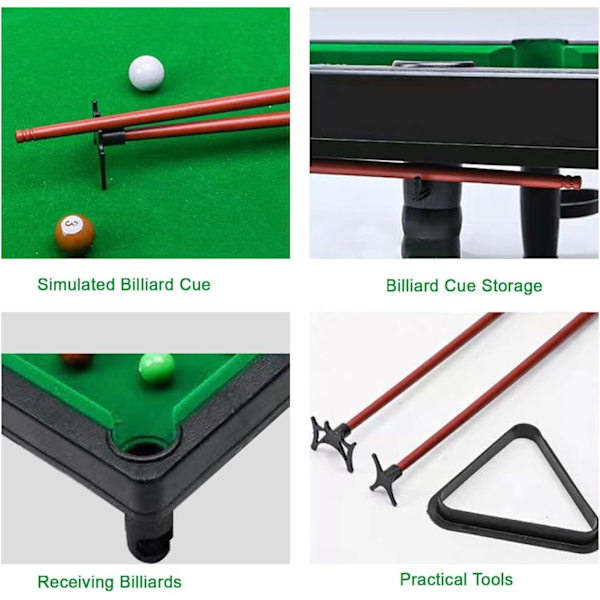 Mini Poolbordsspel Biljardbord Poolbord Set