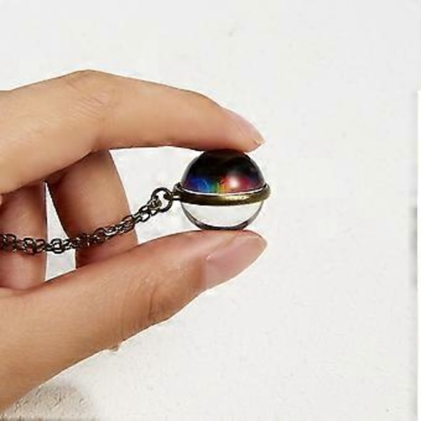 Halsband med hänge nebula galax D