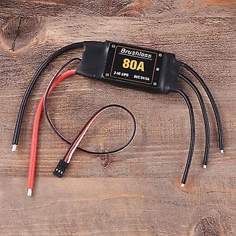 RC ESC, 80A 2-6S børsteløs elektronisk hastighedsregulator med UBEC til fly