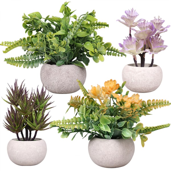 Kunstig plante dekorative planter kunstige stueplanter 1 stk.