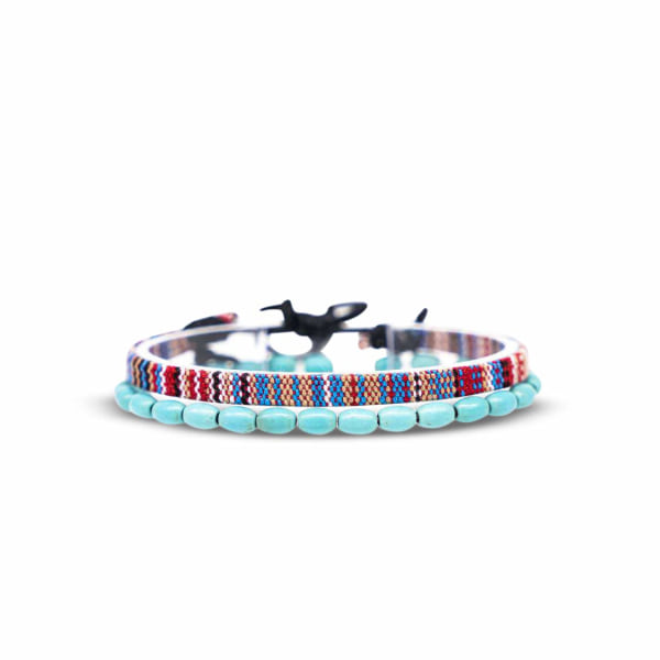 2x  Surfer Bracelet Set Women & Men - Handmade Summer Beach Brace