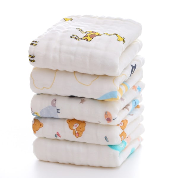 Children Towel High Density Cotton Six-layer Absorbent Baby Ma