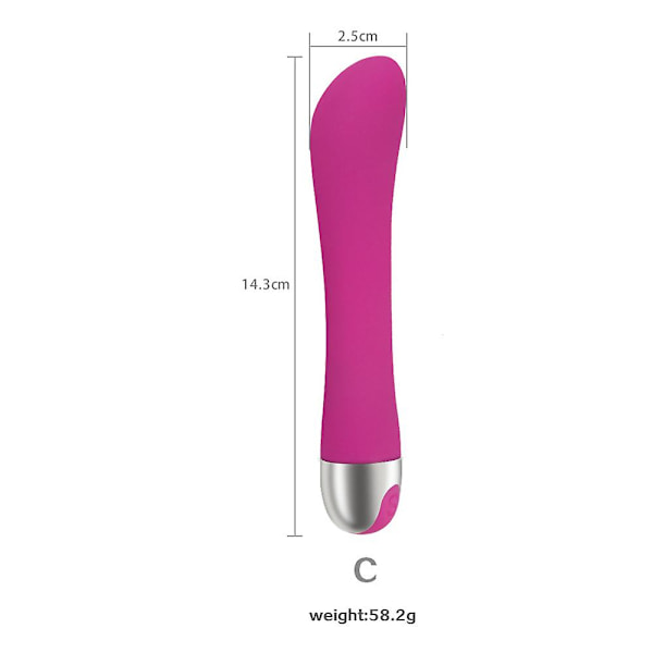 Ohpa O6459-3 Vibratorstang 12 Vibrationstilstande Silikone Vandtæt Lydløs Massager Legetøj