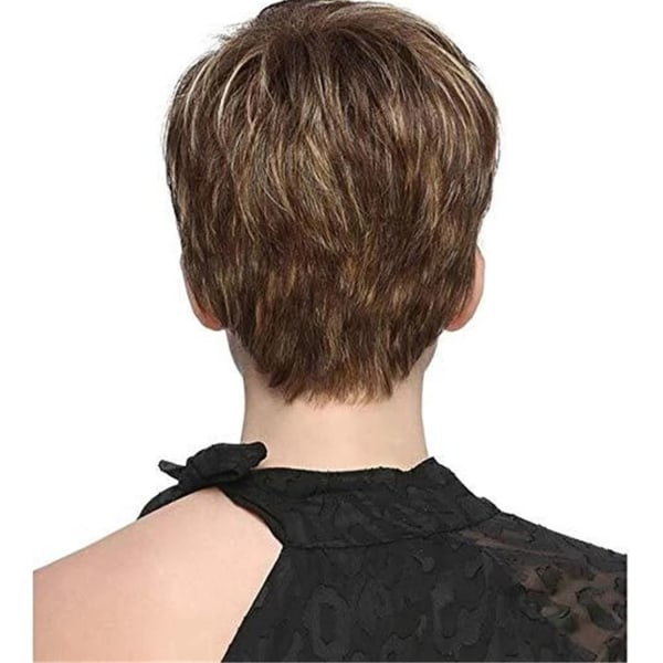 Ljusbrun blond peruk