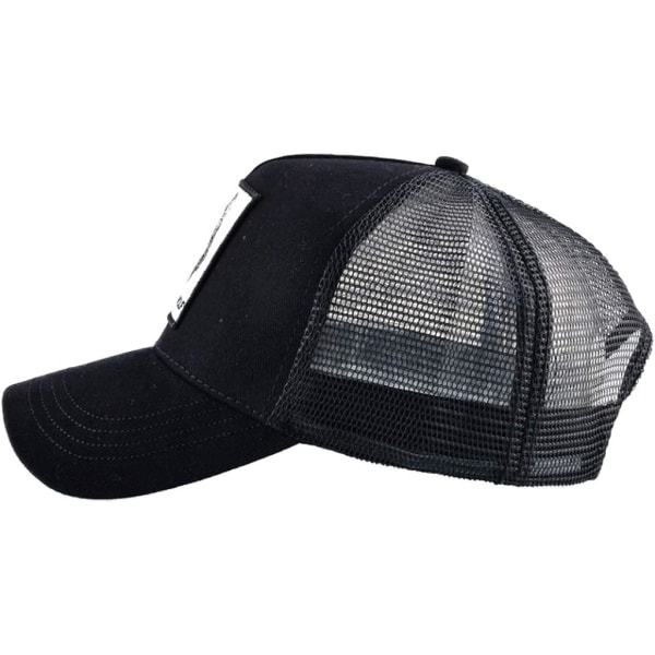 Unisex Animal Mesh Trucker Hat Firkantet Patch Baseball Caps