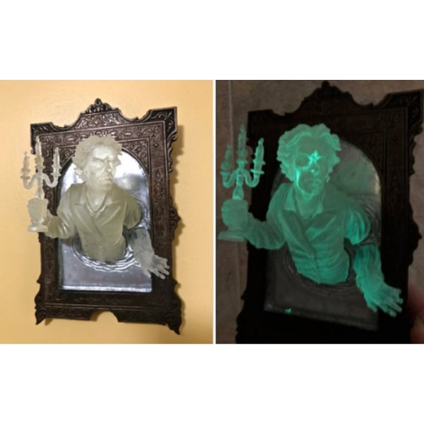 Model en 20*30cm, Halloween Phantom Wall Decor, Luminous Phantom S