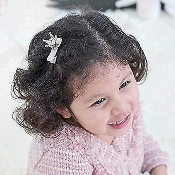 12 st Mini Crown Liten Crown Dekoration Rhinestone Cake Toppers Crown Cupcake Toppers Bröllop Kronor Tiaras För Tårta