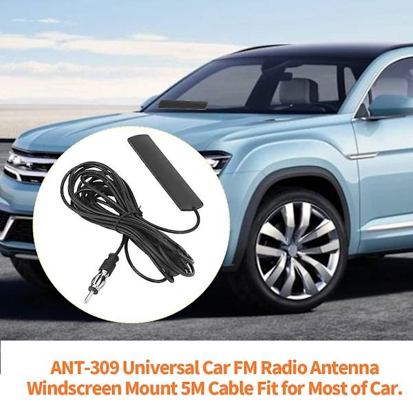 Bilradioantenne, Universal Bilantenne Fm Am Antenneforsterker Ant-309 Bilantenne Patch Radioantenne