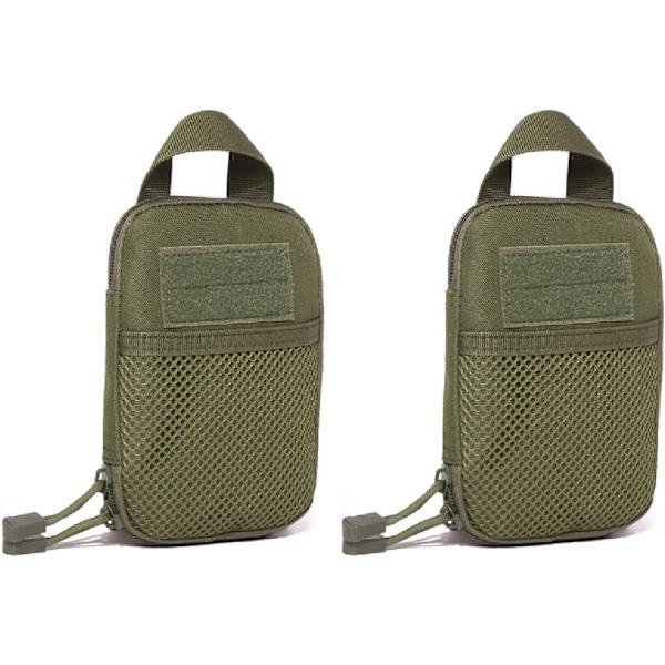 2 st taktiska Molle-väskor Militärbältesväska EDC midjeväska Extra