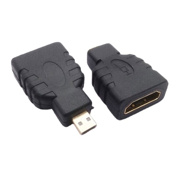 Tête HDMI micro vers HDMI femelle HDMI grand vers petit HDMI tête de conversion HDMI connecteur HDMI (2 PCS)