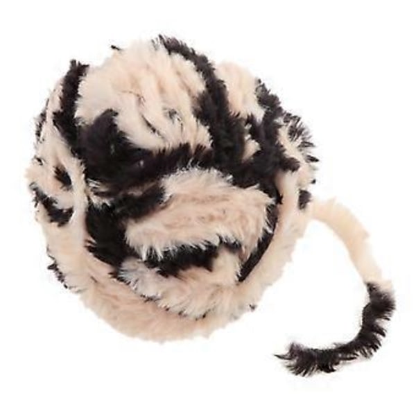 DIY Polyester Chunky til Strikning Roving Hækling 32 Meter/Nøgle Beige Sort Beige Black