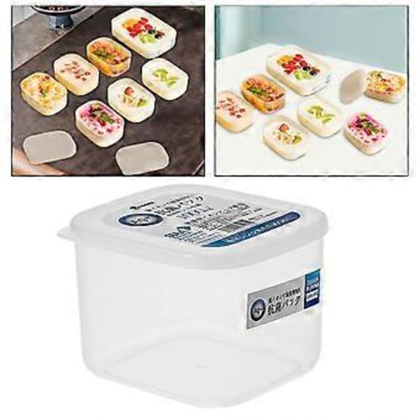 Overnight Oatmeal Behållare Matlåda Transparent med Lock Oatmeal Behållare för Frukost (1000ml) 1000ml