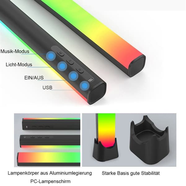 LED-stripe Smart Music-moduser Bluetooth Gaming TV-bakgrunnsbelysning