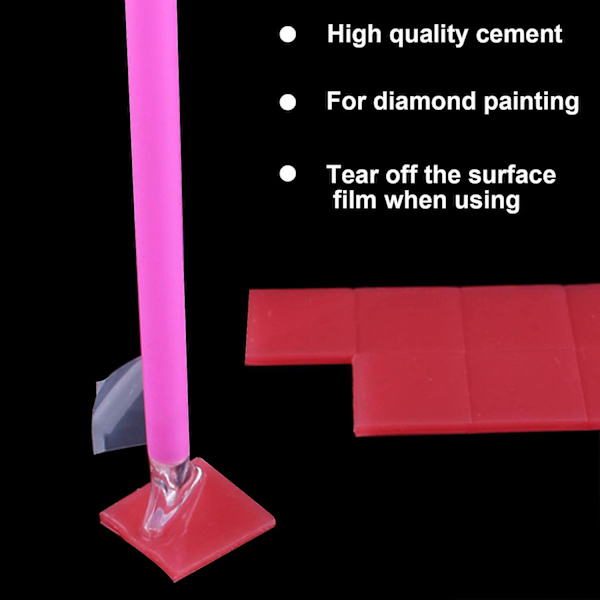 100 kpl 2 cm:n maalausliimaa savi Diy timanttiompeluvaha työkalusarja