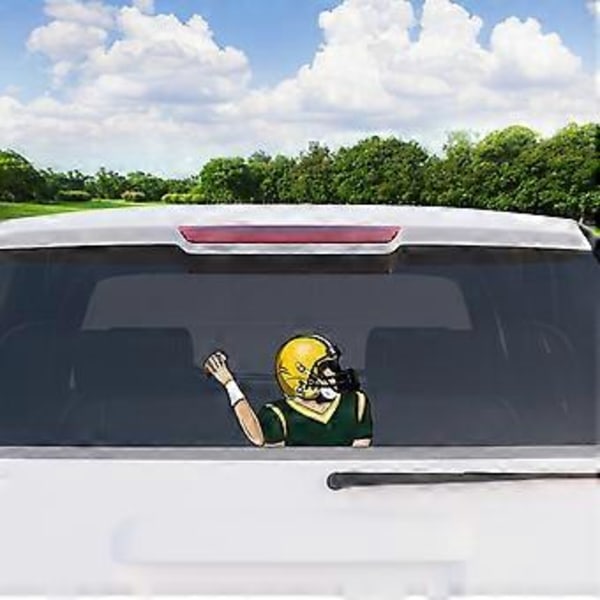 Football Quarterback Vindusviskerklistremerker Bil Vindusviskerklistremerker Bil Bilklistremerker 241159Grønn Green