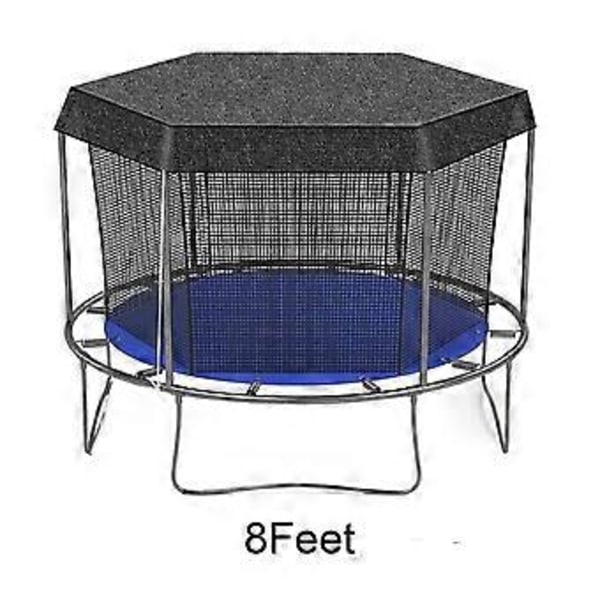 Trampolinskydd, Pålitligt, Utomhussportstillbehör för Lek på Rund Trampolin (8 fot för 6 stänger) For 6 Rods 8 Feet