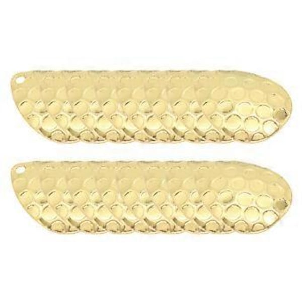 Fiskeskedar Spinner - Spinner Fiskespinnare Skedar för Betestillverkning Fiskeredskap DIY Fisketillbehör 20ST (GoldE) Gold E