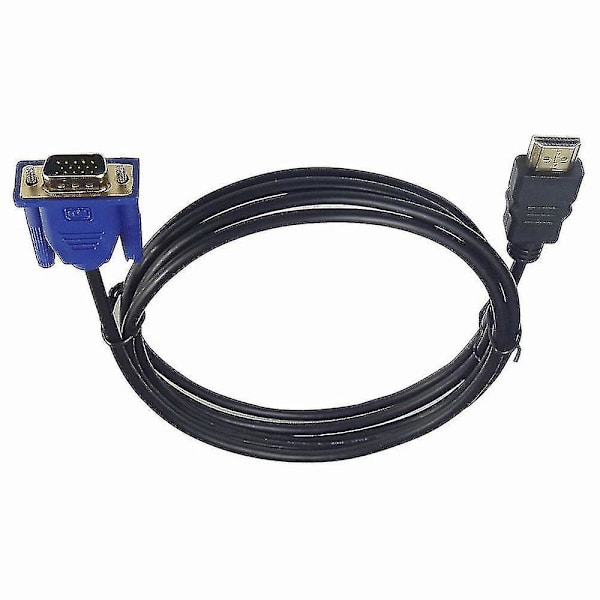 10m Hdmi-kabel Hdmi till Vga 1080p Hd med ljudadapterkabel Hdmi till Vga-kabel Cstorlek: Svart10m Hdmi-kabel Hdmi till Vga 1080p Hd med ljudadapterkabel