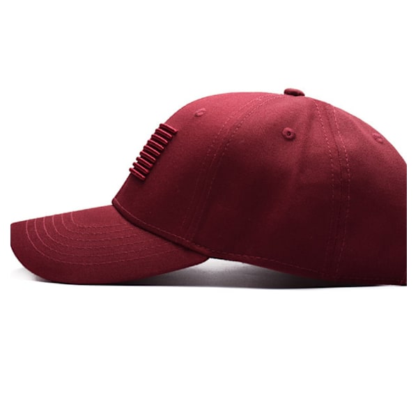 Amerikansk flag broderet baseball cap til mænd og kvinder