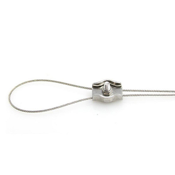 14-pakning 1/8 tommers M3 rustfritt stål wire tauklemme kabelklemme enkel