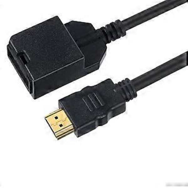 Bred kompatibilitet version 1.4 Aux videokabel forlængeradapter ledning med sikker forbindelse forbedrer lyd Female to male