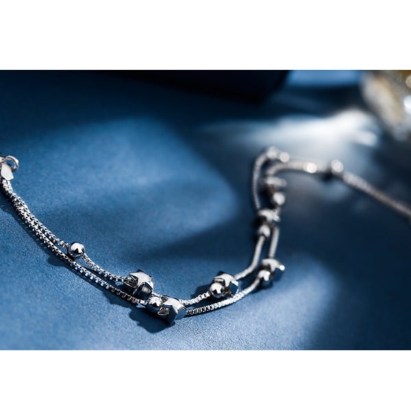 Armband Set Damstjärna Armband Sterling Silver Justerbar Stjärna