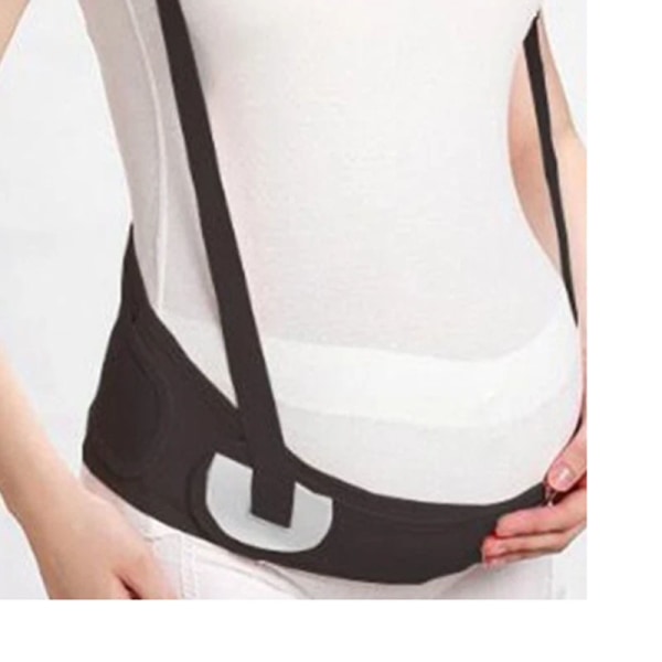 Magbälte för gravida kvinnor svart bukbälte