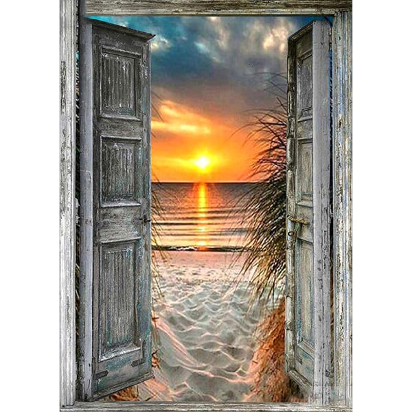 Diamond Painting Sunrise Landscape Adult Set Diamond Art Sunset B