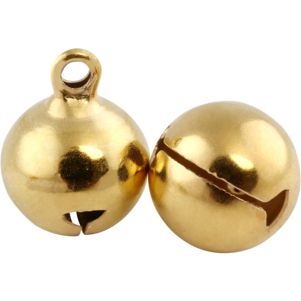 Festdekorationer 120 st Små Jingle Bells 8mm Metall Jingle Bell