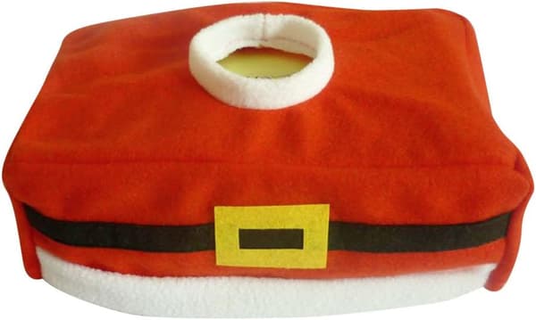 Rektangulær julepapirserviettdispenser flanellboks 25,5x14x9,5cm