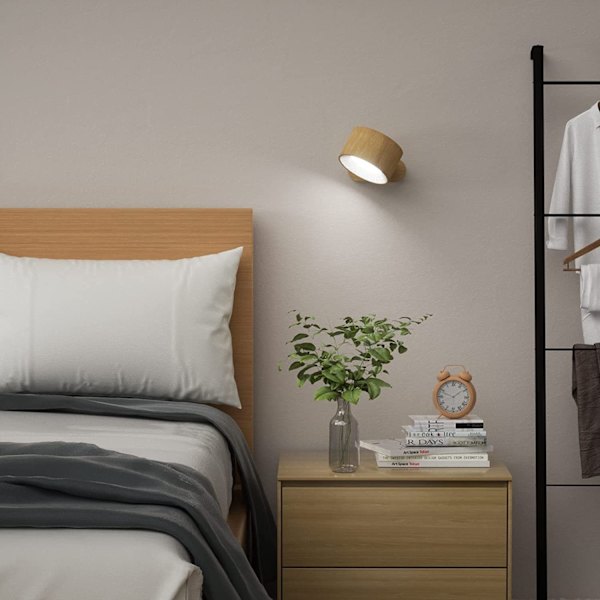 LED-läslampa för väggmontering, vägglampor, med batteri 1 st